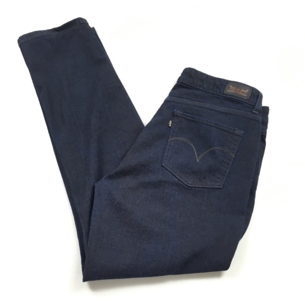 Levi’s Mid Rise Skinny‎ Jeans Dark Wash Stretch Denim Women’s Sz 16